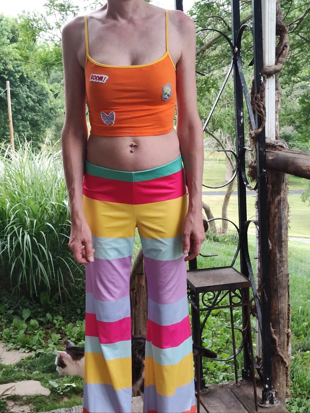 Colorful Striped Kids Bottoms